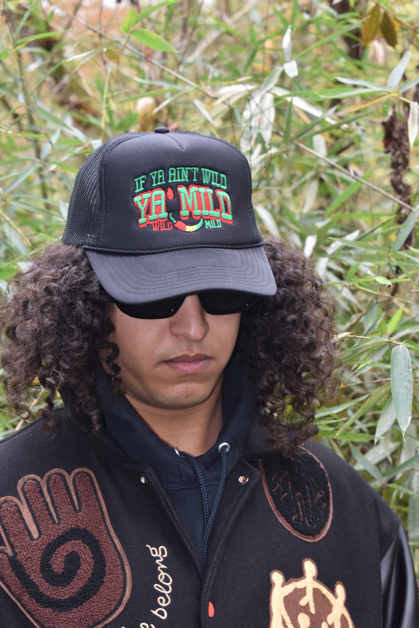 "If Ya Ain't Wild Your Mild" {Red Gold & Green}