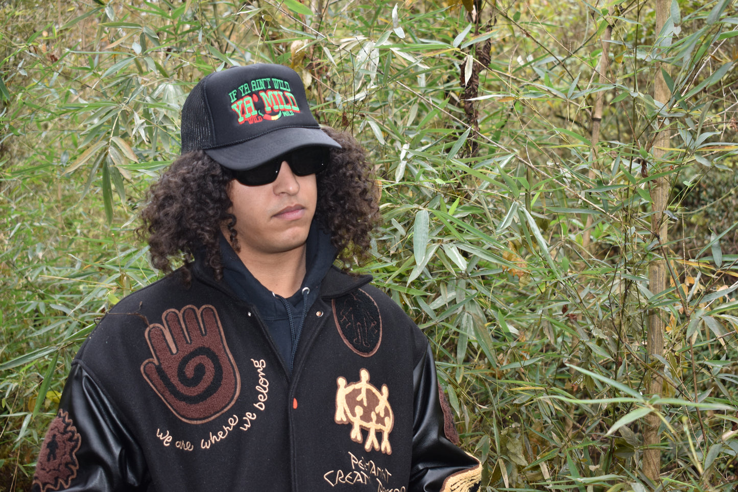 "If Ya Ain't Wild Your Mild" {Red Gold & Green}