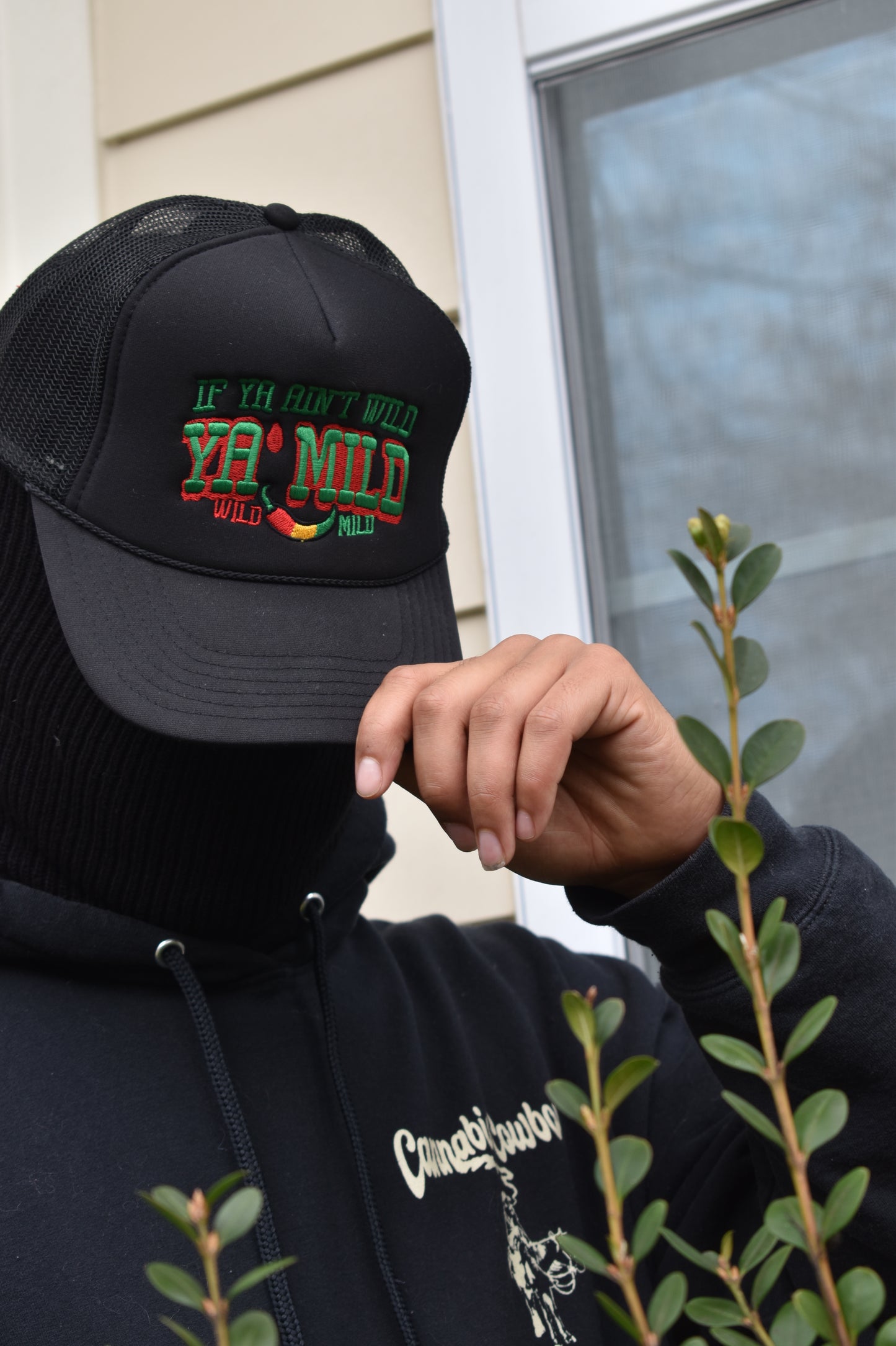 "If Ya Ain't Wild Your Mild" {Red Gold & Green}